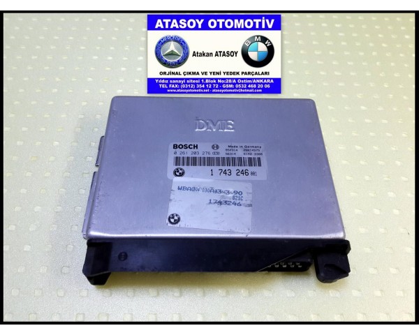 BMW E36 316İ MOTOR BEYNİ BOSCH 0261203276 BMW 1743246 BMW 1743253 BMW 1247913 BMW 1247818 BMW 12141743246 BMW 12141743253 BMW 12141247913 BMW 12141247818 M43